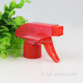Spruzzatore di pompa a grilletto in plastica rossa 28/400 pulizia di vetro